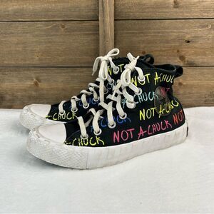 Converse UNT1TL3D High Top Shoes Black NOT A CHUCK 273166C Big Kid Sz 4.5